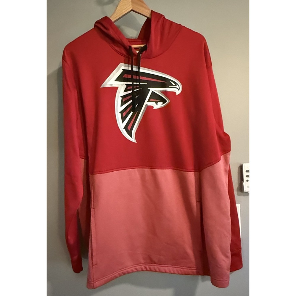 Atlanta Falcons Hoodie Fanatics Colorblock‎ Smooth Fleece Pullover Pockets XXL